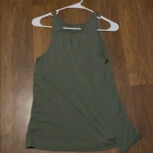 olive green tank top